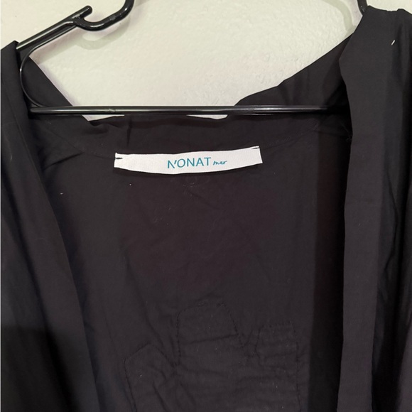 Unique Chic Black Kimono with Fringe - Picture 4 of 7